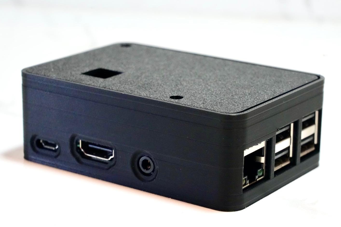 Raspberry Pi 3 Camera Case | Dual-Lid Design with Full Port Access