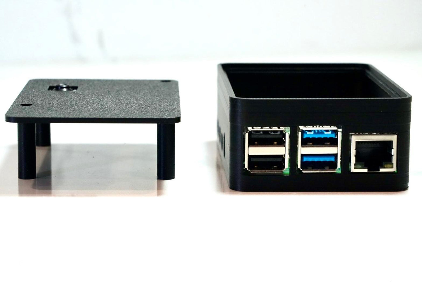 Raspberry Pi 4 Camera Case | Dual-Lid Design with Full Port Access
