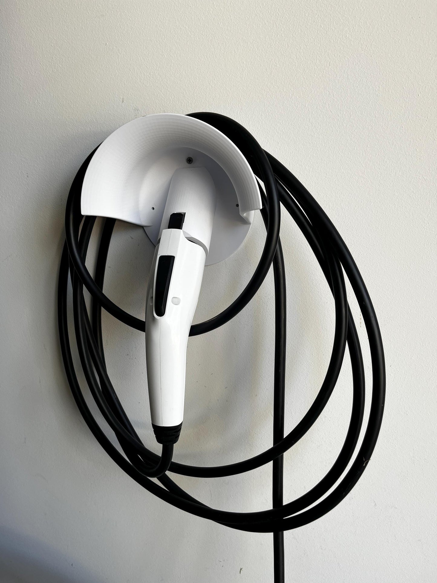 J1772 EV Charger Holder | Wall Mount Cable Organizer for Electric Vehicles