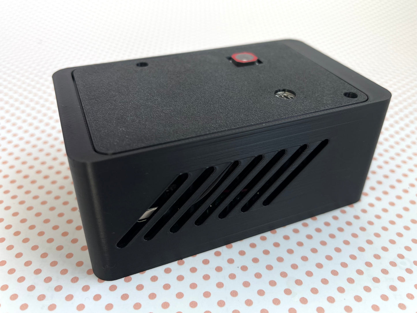 Raspberry Pi Camera Case with Tripod Mount - Vented Enclosure with Integrated Camera Housing & Custom Port Access