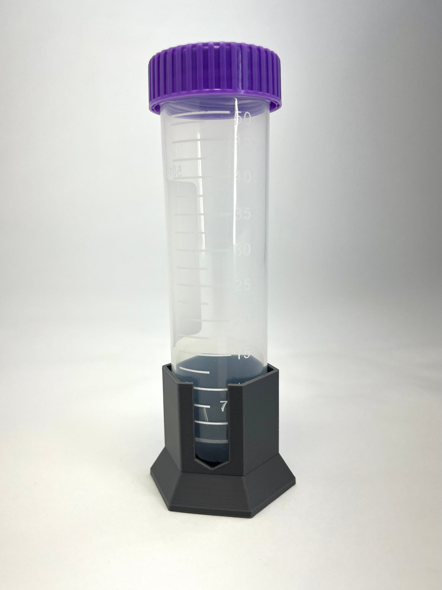 Single 50ml Tube Holder Stand - Customizable Centrifuge Tube Rack - Laboratory Tube Stand - Lab Organization - Test Tube Holder - 3D Printed Lab Equipment
