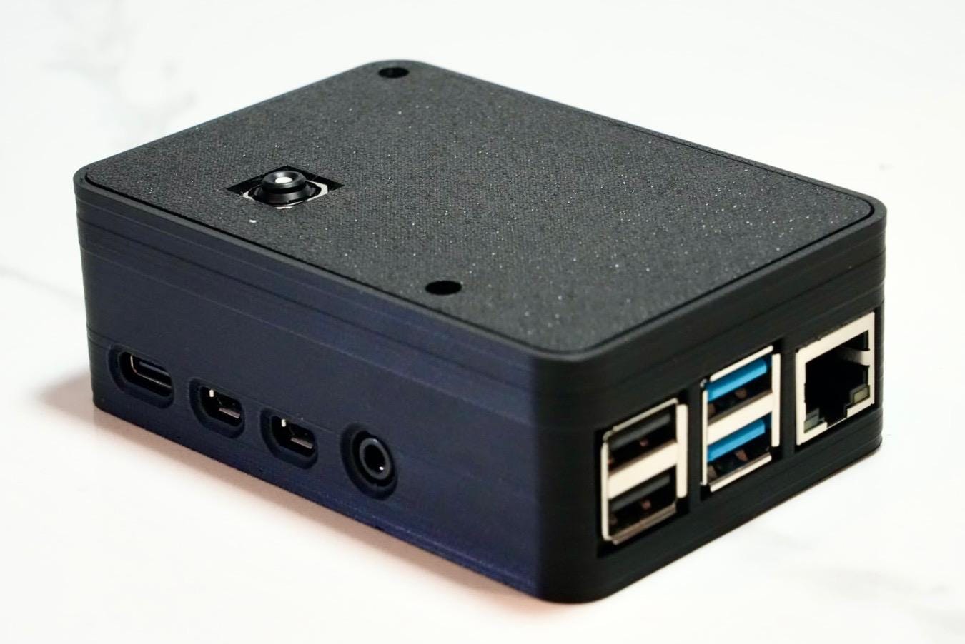Raspberry Pi 4 Camera Case | Dual-Lid Design with Full Port Access