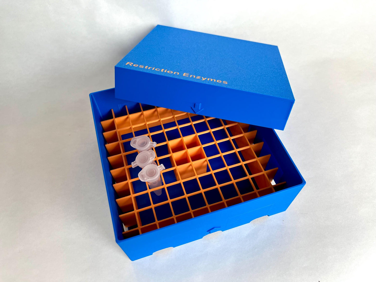 Custom Laboratory Freezer Storage Box (100-Place) | Premium DNA, PCR & Enzyme Sample Organization