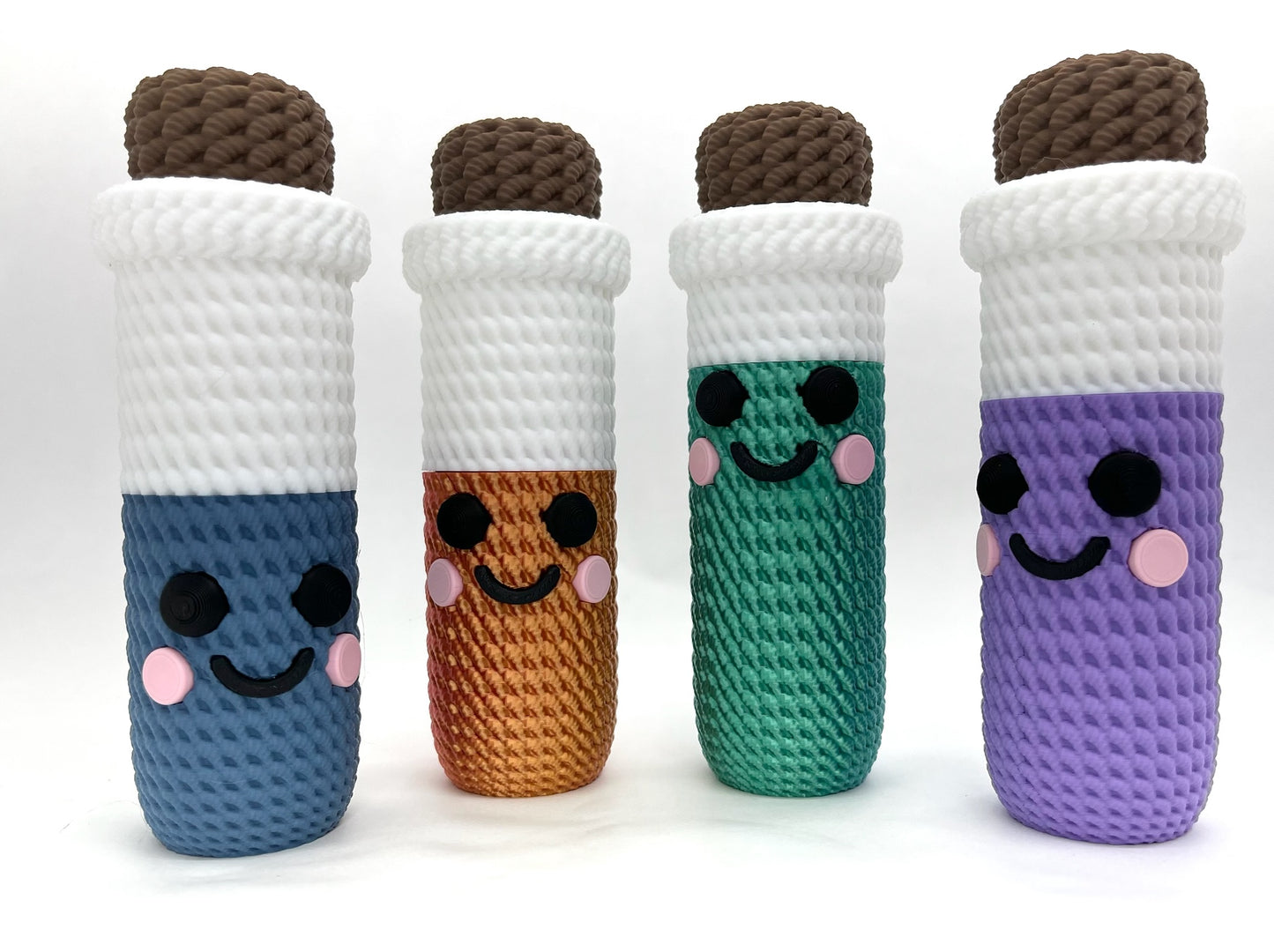 Kawaii Lab Toy Set - Science Desk Decor, Chemistry Teacher Gift, STEM Desk Accessories