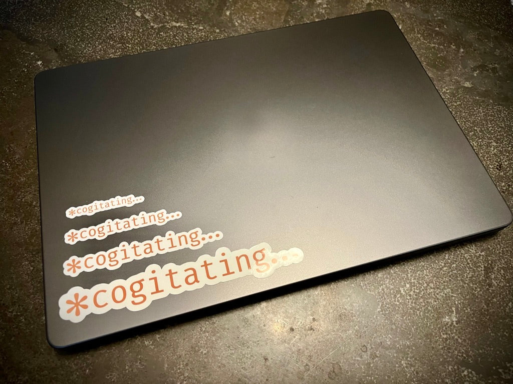 Spinner Verbs inspired by Claude Code Sticker Pack — AI Terminal Loading Text Decals for Developers