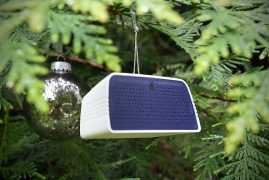 Retro Speaker Christmas Ornament - Workplace Drama Gift, Office Secret Santa, Minimalist Holiday Decor