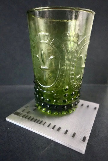 DNA Gel Science Coaster - Molecular Biology Lab Decor, Scientist Gift, Chemistry Teacher Present