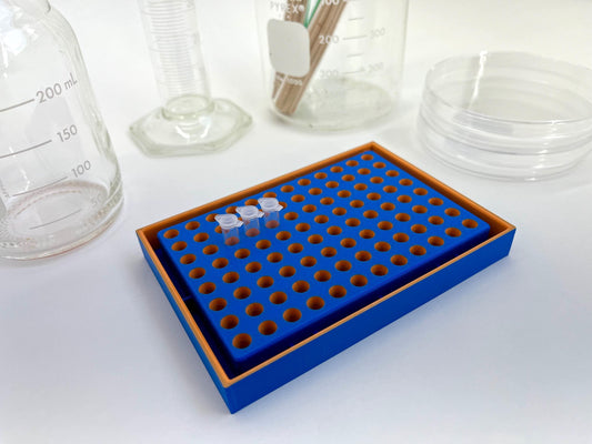96-Well PCR Tube Rack Fully Customizable  | Laboratory Organization | Personalized Colors Available