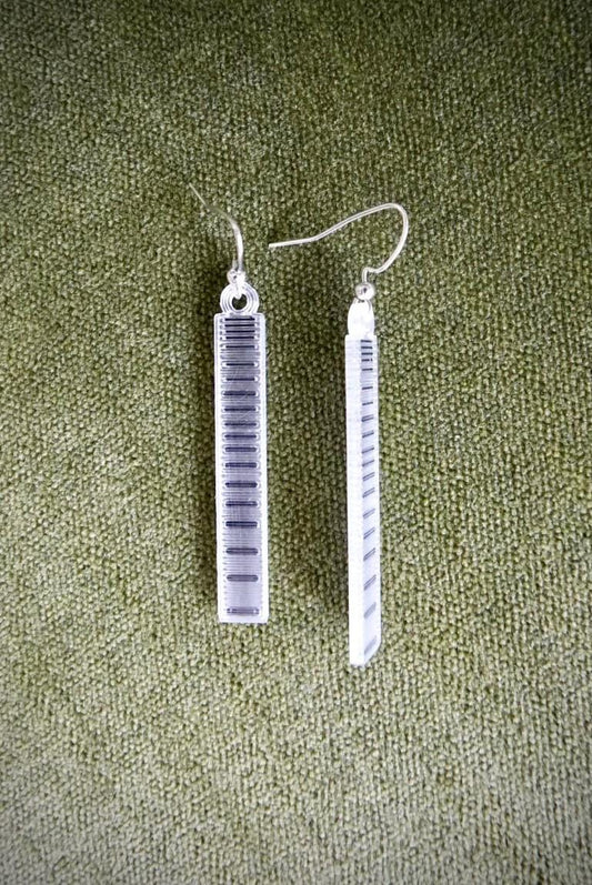 DNA Ladder Earrings: Molecular Biology and Microbiology Jewelry